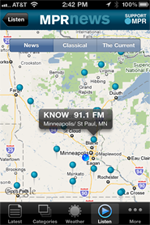 Sample iphone station page