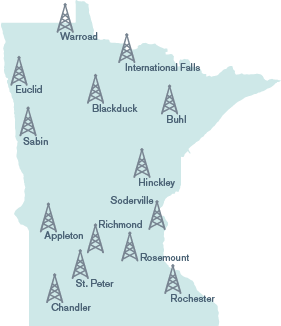 Tower Sites Map