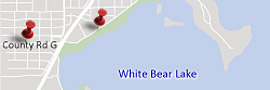 Map of White Bear Lake