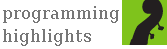 Programming Highlights