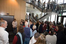 Listeners visiting MPR Headquarters during the open house